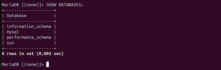 mysql bases