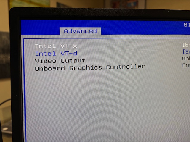 reglage BIOS
